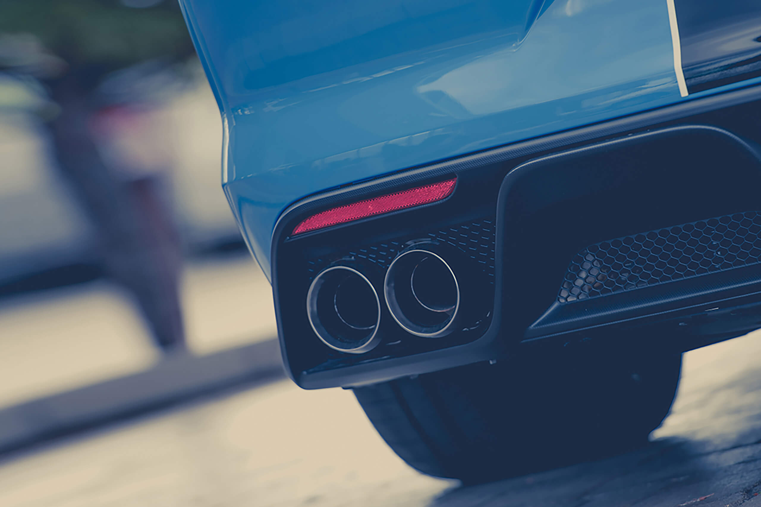 A car exhaust